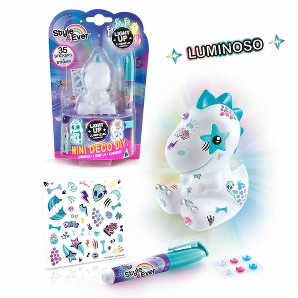 Veilleuse Licorne à Colorier