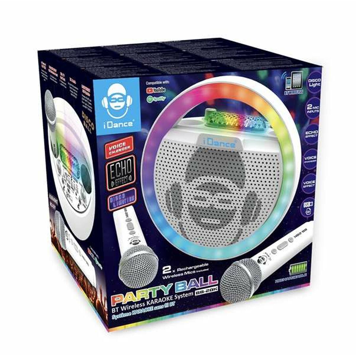 Enceinte Avec Micro Karaoke Sans Fil