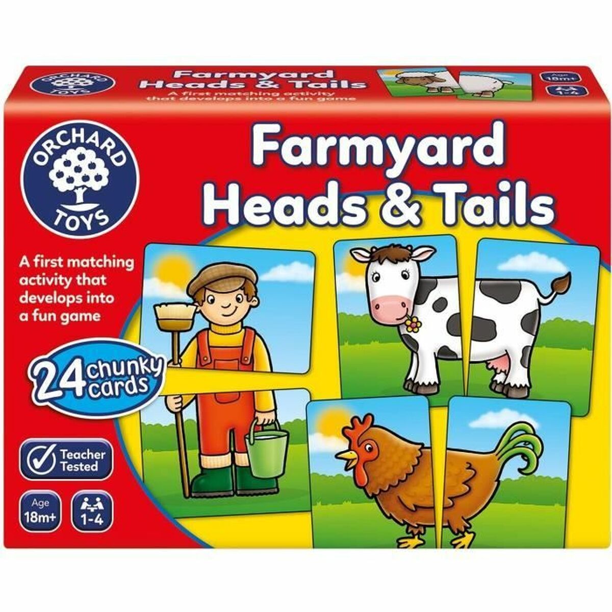 Educational Game Orchard Farmyard Heads & Tails (FR)-0