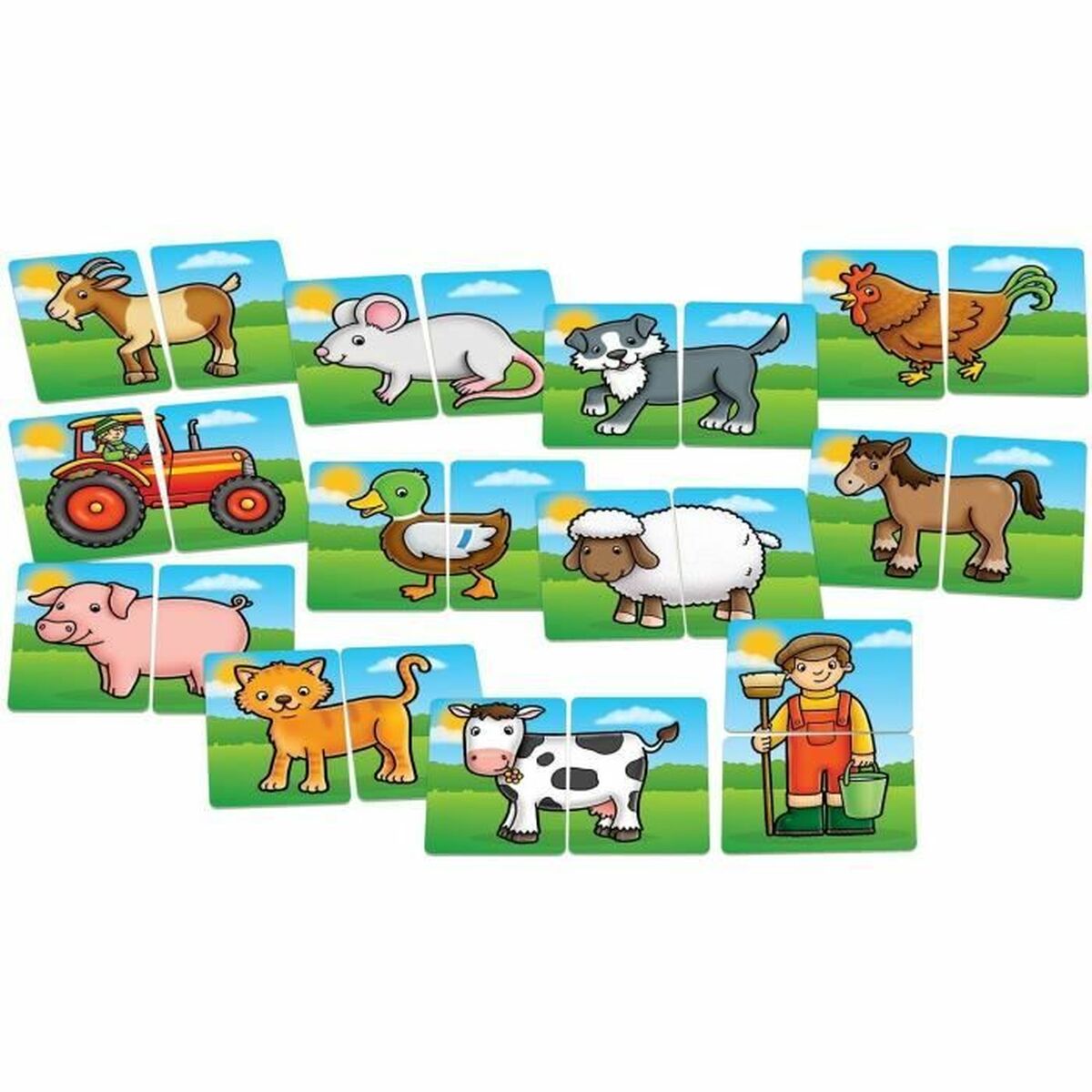 Educational Game Orchard Farmyard Heads & Tails (FR)-4
