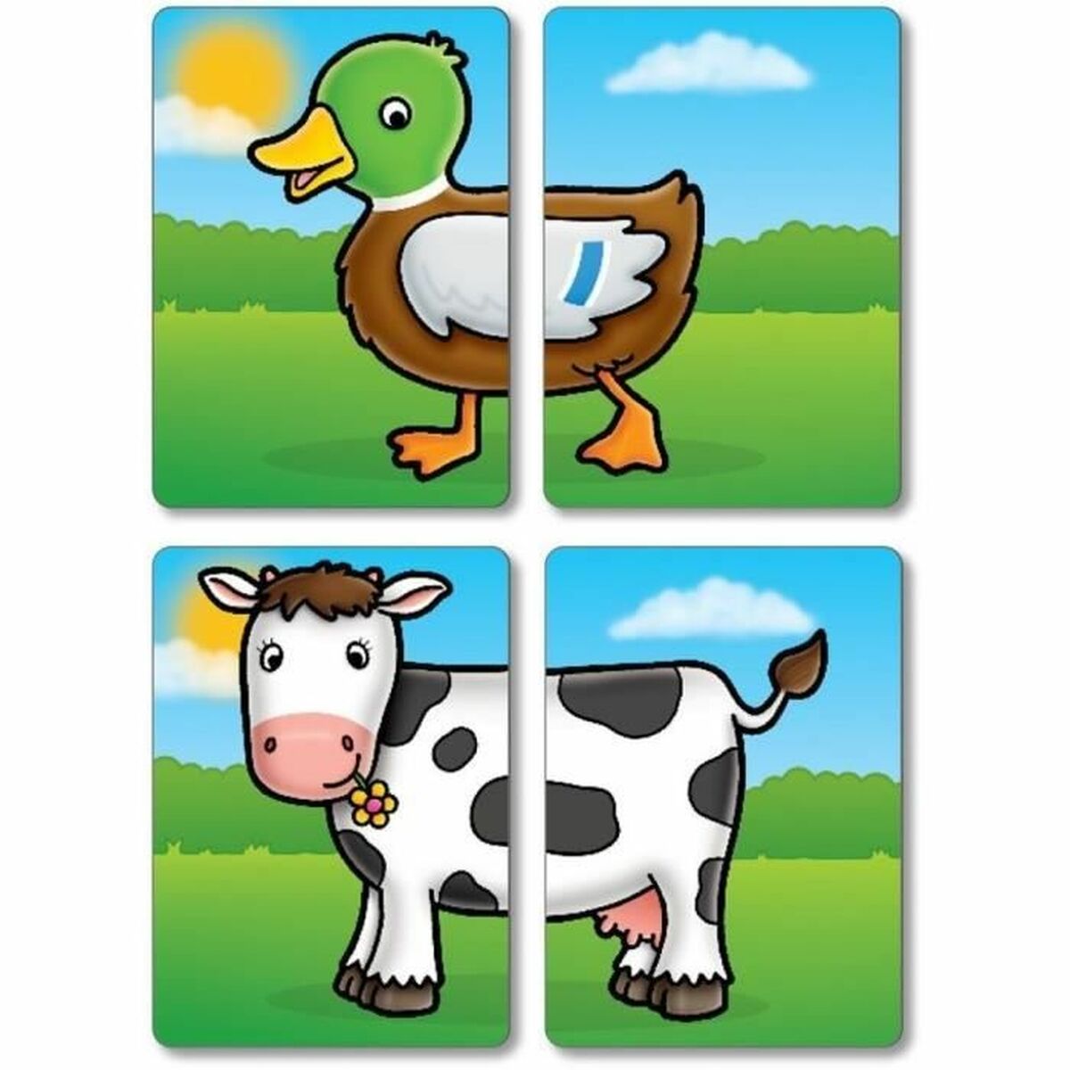Educational Game Orchard Farmyard Heads & Tails (FR)-2