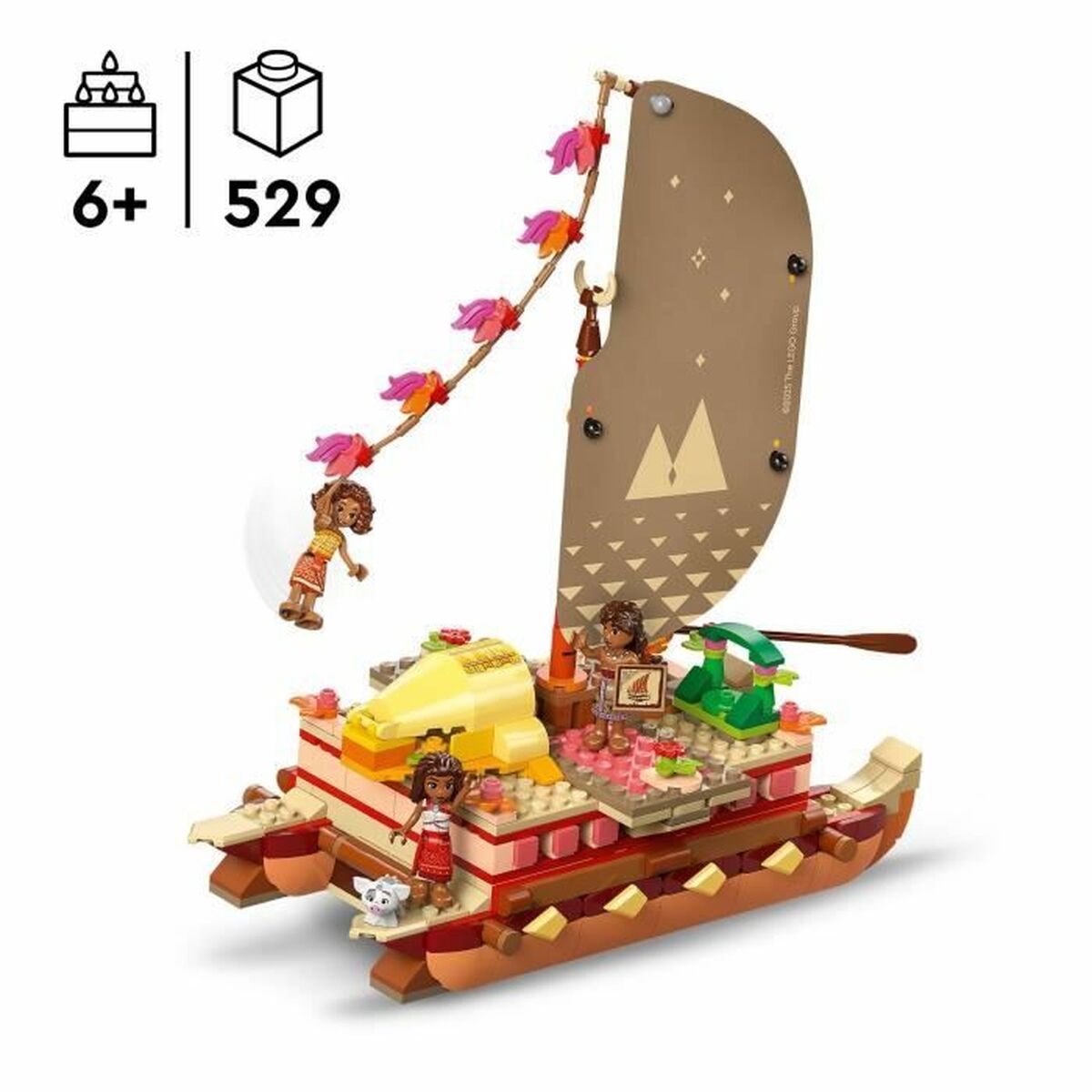 Lego Pirogue Vaiana 2