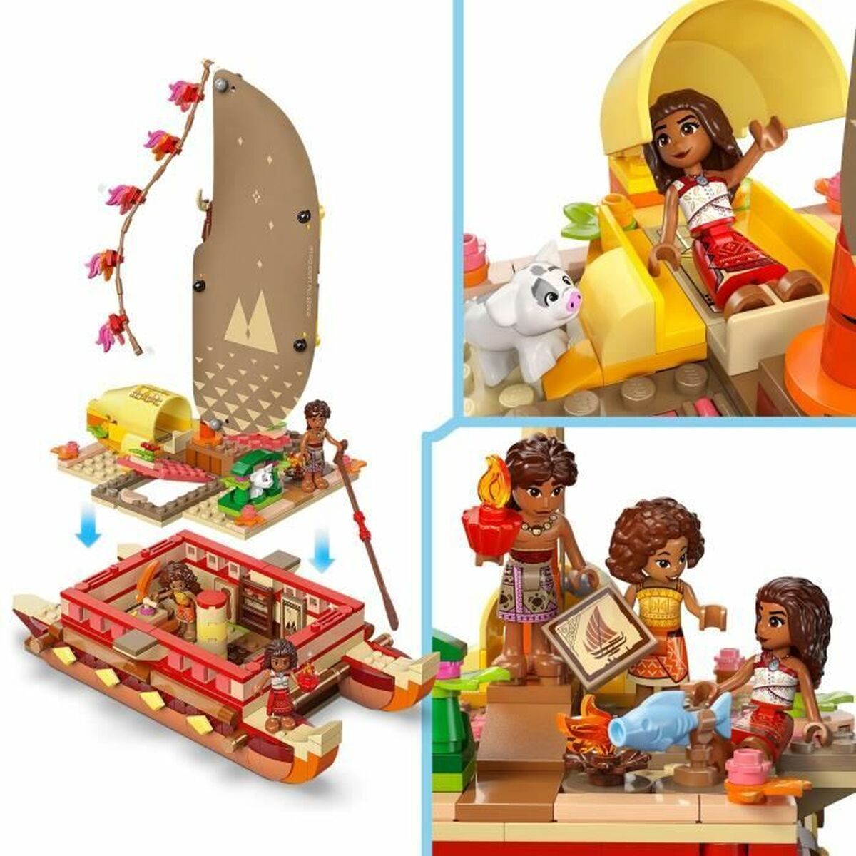 Lego Pirogue Vaiana 2