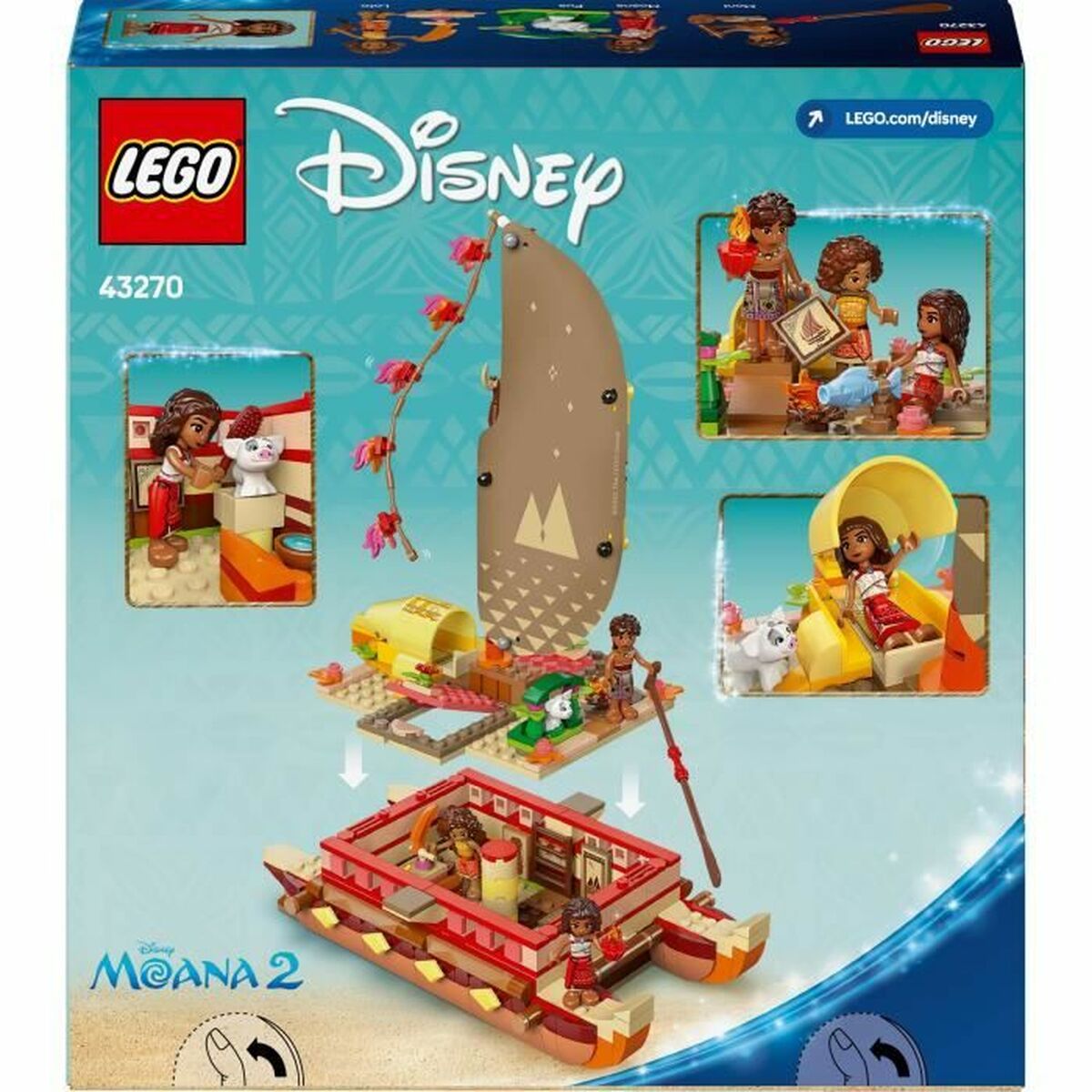 Lego Pirogue Vaiana 2
