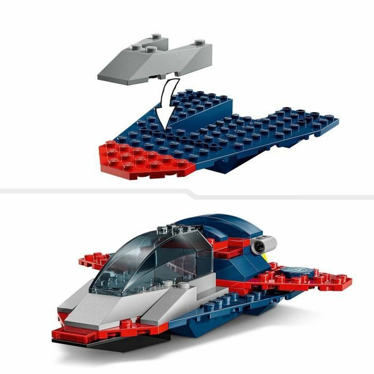 Construction set Lego 76319 Captain America VS Thanos 107 Pieces-4