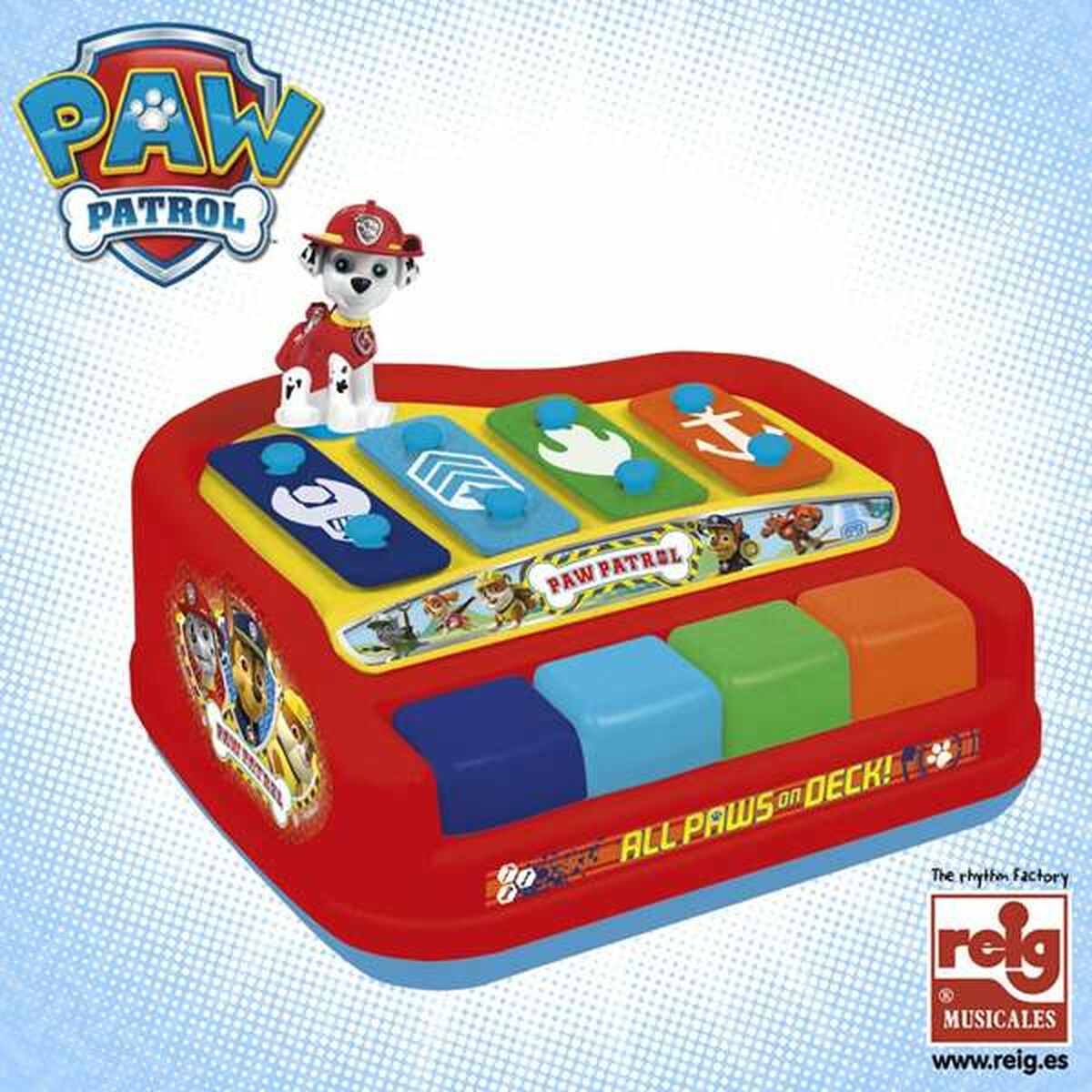 Xylophone The Paw Patrol Plastic Children's 20 x 15 x 15 cm-1