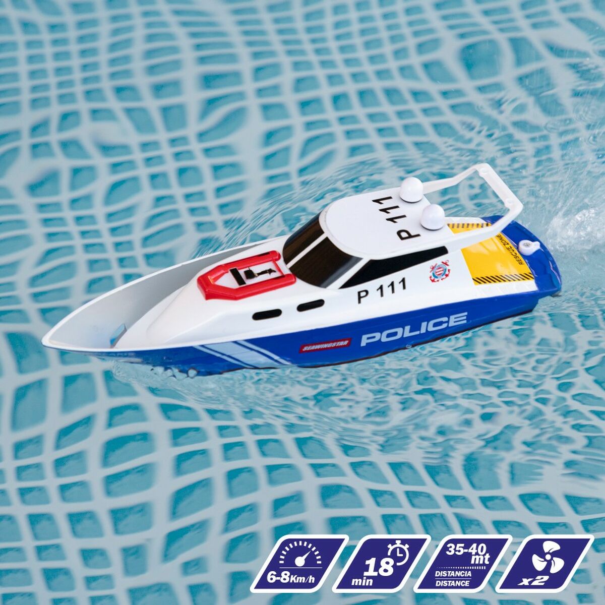 Bateau télécommandé (lot de 2)